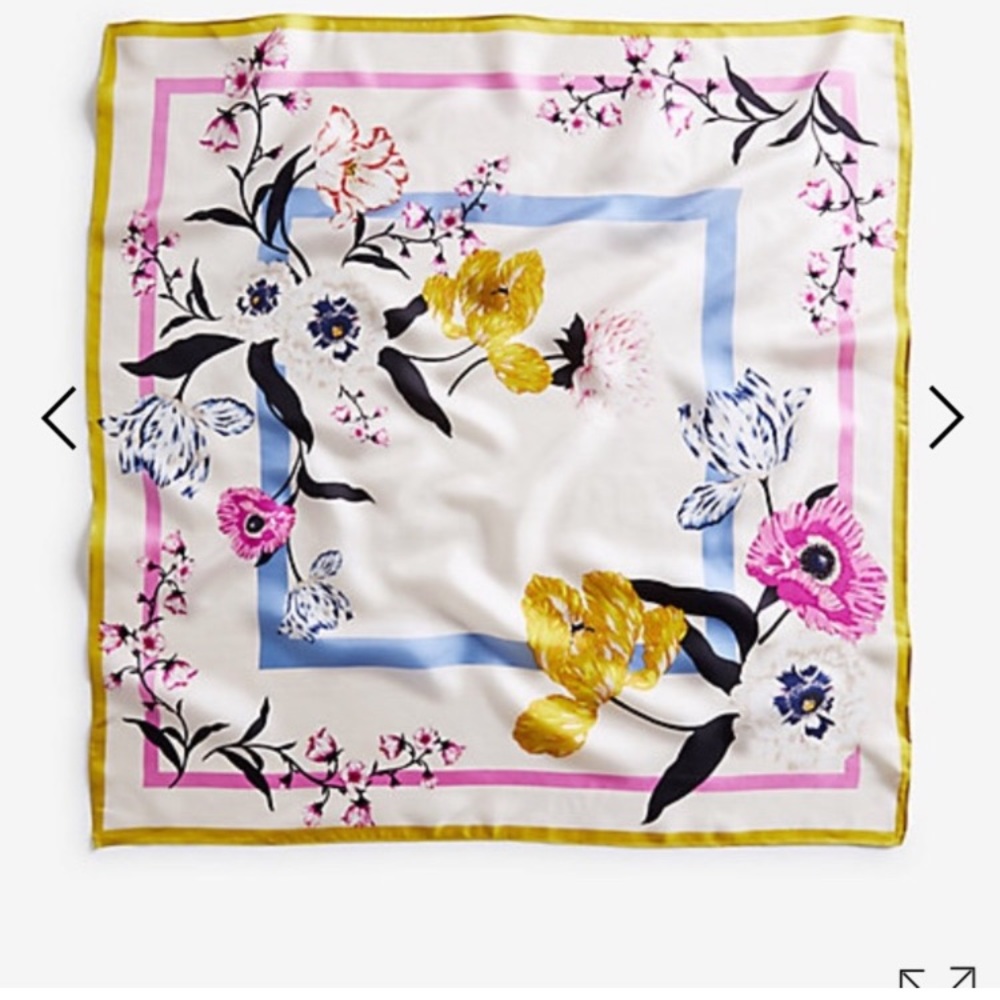 Ann Taylor botanical tulip scarf